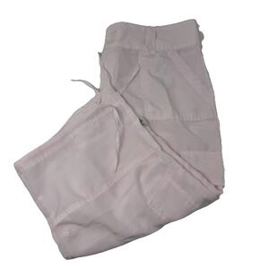 Uluwatu Bali Lightweight Surf Beach Summer Pink Capri Pants NWT Size XL
